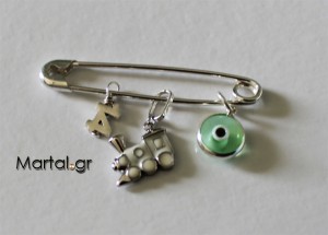 Παραμάνα τρενάκι από ασήμι 925